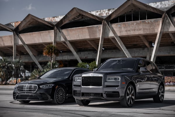 Exotic and luxury car rental fleet in Miami